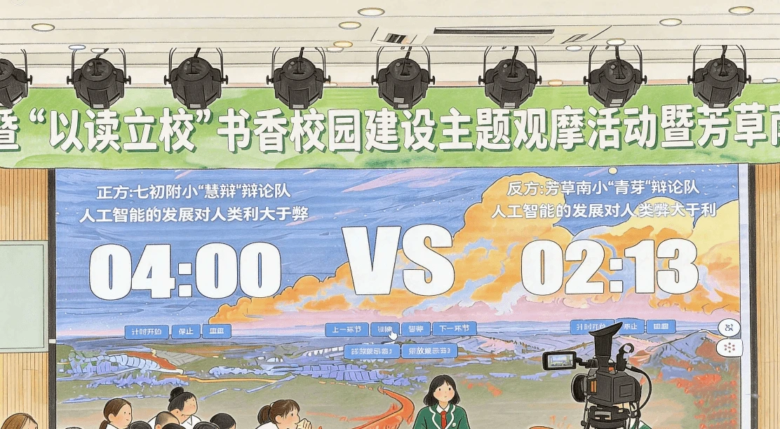 看小学生辩论人工智能